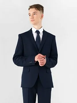 КОСТЮМ ПОДРОСТКОВЫЙ PEPLOS SU25T002-SL СИНИЙ