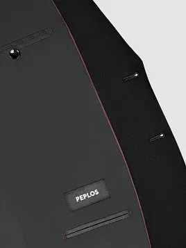 КОСТЮМ МУЖСКОЙ PEPLOS SU24018-SL ЧЁРНЫЙ