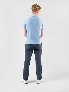 РУБАШКА-ПОЛО МУЖСКАЯ PEPLOS TSP25028-R ГОЛУБОЙ