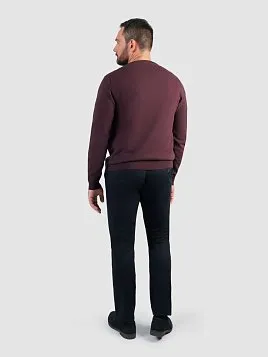 ПУЛОВЕР МУЖСКОЙ PEPLOS KN25P028 БОРДОВЫЙ