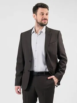 КОСТЮМ МУЖСКОЙ PEPLOS SU25107-R КОРИЧНЕВЫЙ