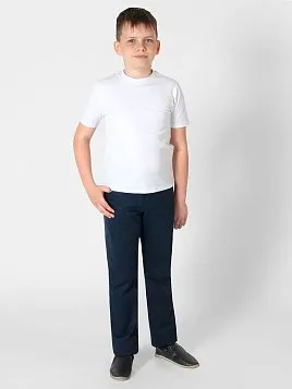 БРЮКИ ДЛЯ МАЛЬЧИКА МЛ. ШКОЛА PEPLOS P21B01-R ТЕМНО-СИНИЙ