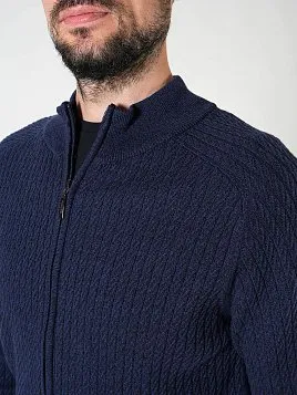 КАРДИГАН МУЖСКОЙ PEPLOS KN24С012 ТЕМНО-СИНИЙ