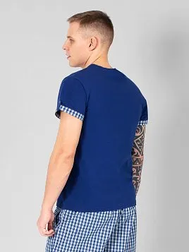 ФУТБОЛКА МУЖСКАЯ PEPLOS TS22002-R СИНИЙ
