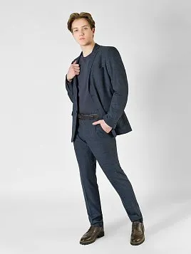 КОСТЮМ МУЖСКОЙ PEPLOS SU23007-SL ТЕМНО-СЕРЫЙ