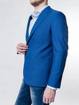 ПИДЖАК МУЖСКОЙ CLAUDIO VERDI CJ1803 ГОЛУБОЙ