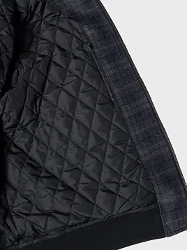 КУРТКА -БОМБЕР МУЖСКАЯ PEPLOS OW2231-JA СЕРЫЙ