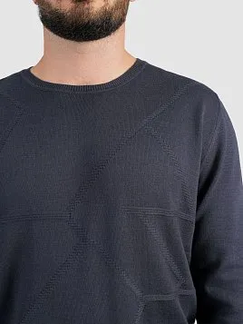 ДЖЕМПЕР МУЖСКОЙ PEPLOS KN25J015 ТЕМНО-СИНИЙ