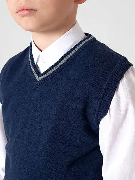 ЖИЛЕТ ДЛЯ МАЛЬЧИКА PEPLOS JKN17V004 ТЕМНО-СИНИЙ