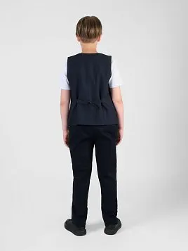 ЖИЛЕТ ДЛЯ МАЛЬЧИКА PEPLOS V25B002-332 ТЕМНО-СИНИЙ