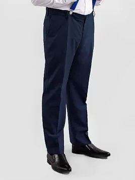 БРЮКИ ДЛЯ МАЛЬЧИКА PEPLOS TR23J002-315 ТЕМНО-СИНИЙ (Полнотные)