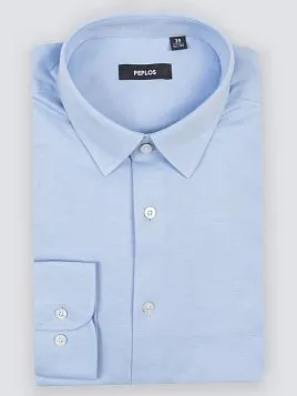 СОРОЧКА ДЛЯ МАЛЬЧИКА PEPLOS SH24J062-SL ГОЛУБОЙ