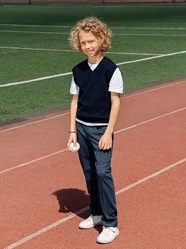 ЖИЛЕТ ДЛЯ МАЛЬЧИКА PEPLOS JKN20V001 ТЕМНО-СИНИЙ