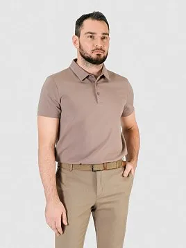 РУБАШКА-ПОЛО МУЖСКАЯ PEPLOS TS24015-P-LR БЕЖЕВЫЙ