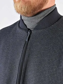 ПИДЖАК-БОМБЕР МУЖСКОЙ PEPLOS JA22017 ТЕМНО-СИНИЙ