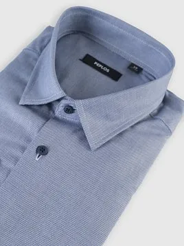 СОРОЧКА ПОДРОСТКОВАЯ PEPLOS SH24T132-R СИНИЙ