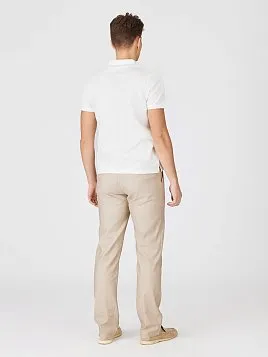 РУБАШКА-ПОЛО ИЗ ТКАНИ ПИКЕ TSP26001-R БЕЛАЯ