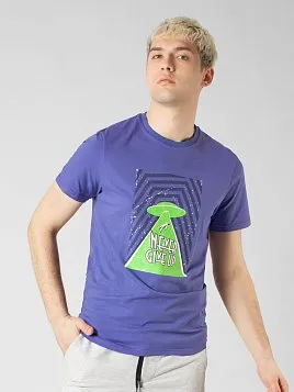 ФУТБОЛКА МУЖСКАЯ PEPLOS TS22109-R ФИОЛЕТОВЫЙ