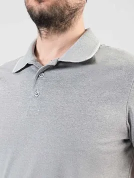 РУБАШКА-ПОЛО МУЖСКАЯ PEPLOS TSP25007-R СЕРЫЙ