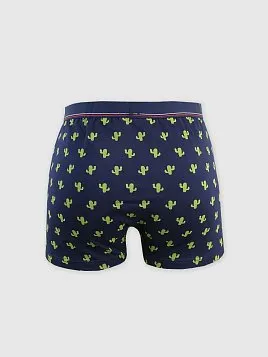 ТРУСЫ БОКСЕРЫ МУЖСКИЕ PEPLOS UW23004-BX ТЕМНО-СИНИЙ