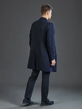 ТЕМНО-СИНЕЕ ПАЛЬТО OW26212-CT