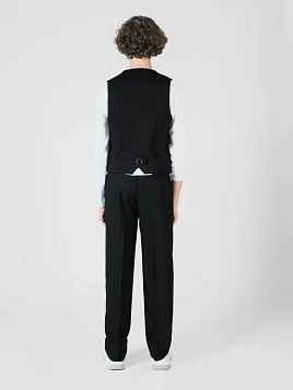 ЖИЛЕТ ПОДРОСТКОВЫЙ PEPLOS V24T021-003 ЧЁРНЫЙ