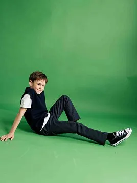 БРЮКИ ДЛЯ МАЛЬЧИКА PEPLOS TR24J013-313 СИНИЙ