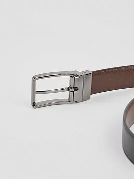 РЕМЕНЬ МУЖСКОЙ BELT-26-C15-16 КОРИЧНЕВЫЙ
