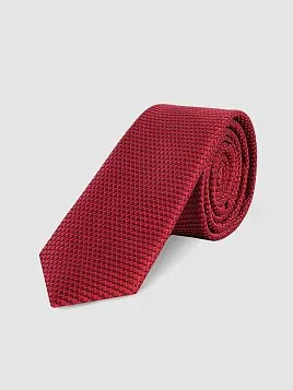 ГАЛСТУК МУЖСКОЙ PEPLOS КРАСНЫЙ. ФАКТУРА (250/157485-4)