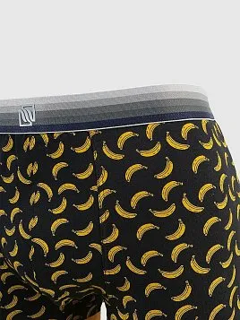 ТРУСЫ БОКСЕРЫ МУЖСКИЕ PEPLOS UW23006-BX ЧЁРНЫЙ