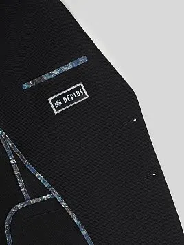 ПИДЖАК МУЖСКОЙ PEPLOS JA24106-SL ЧЁРНЫЙ ТРИКОТАЖНЫЙ