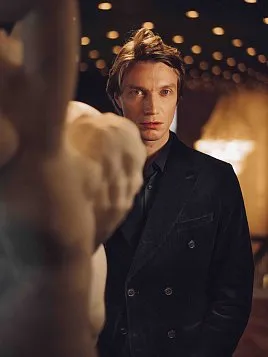 ПИДЖАК МУЖСКОЙ PEPLOS JA25142-R ТЕМНО-СИНИЙ