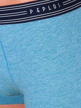ТРУСЫ БОКСЕРЫ МУЖСКИЕ PEPLOS UW21013-BX ГОЛУБОЙ