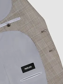 КОСТЮМ МУЖСКОЙ PEPLOS SU24137-SL БЕЖЕВЫЙ