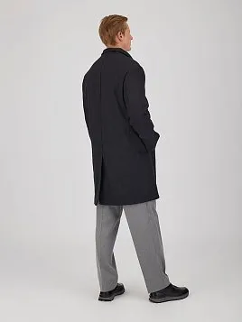 МУЖСКОЕ ПАЛЬТО OW26207-CT ТЕМНО-СЕРОЕ