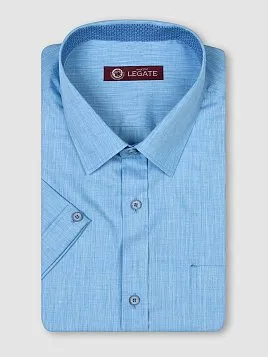 СОРОЧКА МУЖСКАЯ MAJESTIC LEGATE SH20241-К-R БИРЮЗОВЫЙ