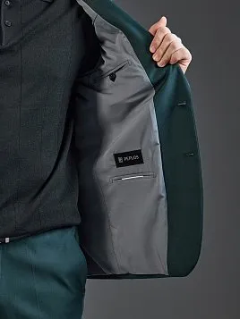 ТЁМНО-ЗЕЛЕНЫЙ КОСТЮМ PEPLOS SU26138-R