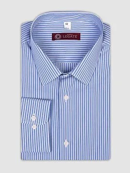 СОРОЧКА МУЖСКАЯ MAJESTIC LEGATE SH20085-С СИНИЙ