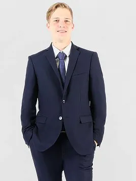 КОСТЮМ МУЖСКОЙ PEPLOS SU25004-SL ТЕМНО-СИНИЙ