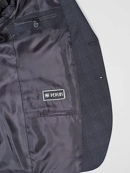 КОСТЮМ МУЖСКОЙ PEPLOS SU24007-SL ТЕМНО-СЕРЫЙ