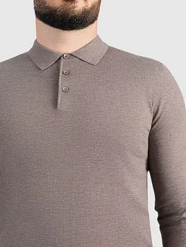 ДЖЕМПЕР МУЖСКОЙ PEPLOS KN25SH044 КОРИЧНЕВЫЙ