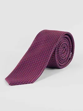 ГАЛСТУК МУЖСКОЙ PEPLOS БОРДОВЫЙ. МИКРОДИЗАЙН (250/156864-3)