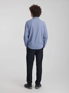 РУБАШКА-ПОЛО С ДЛИННЫМ РУКАВОМ ПОДРОСТКОВАЯ PEPLOS TSP25T011-R ГОЛУБОЙ