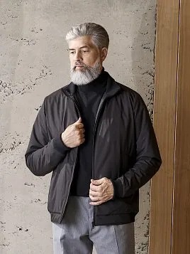 МУЖСКАЯ КУРТКА OW2616-JА ЧЁРНАЯ