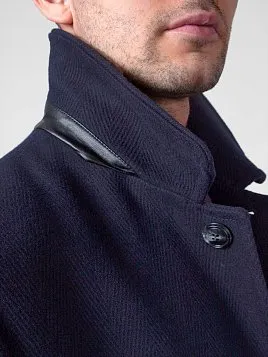 ПАЛЬТО МУЖСКОЕ PEPLOS OW2109-CT СИНИЙ