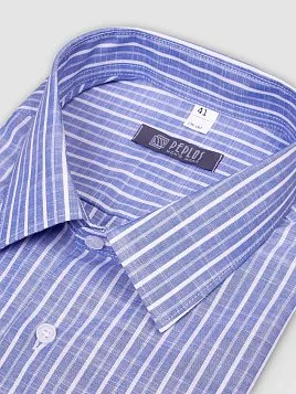 СОРОЧКА МУЖСКАЯ PEPLOS SH20088-R СИНИЙ