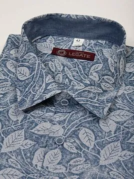 СОРОЧКА МУЖСКАЯ MAJESTIC LEGATE SH20131-К-R СИНИЙ