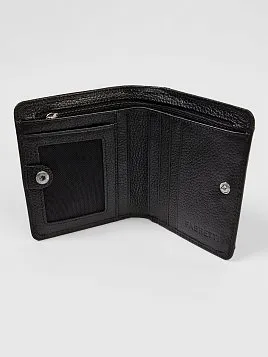 ПОРТМОНЕ ЧЕРНЫЙ НАТУРАЛЬНАЯ КОЖА