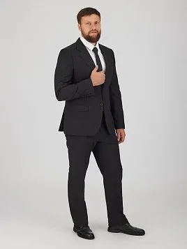 МУЖСКОЙ КОСТЮМ SU26009-С ЧЁРНЫЙ
