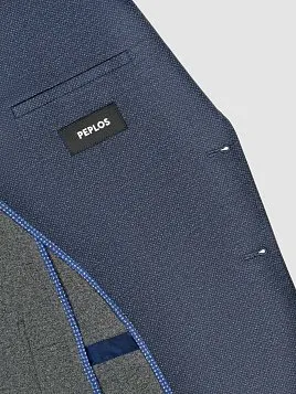 ПИДЖАК МУЖСКОЙ PEPLOS JA24108-SL СИНИЙ